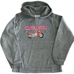 Harley-Davidson Gray Kids Hoodie and Matching Headband